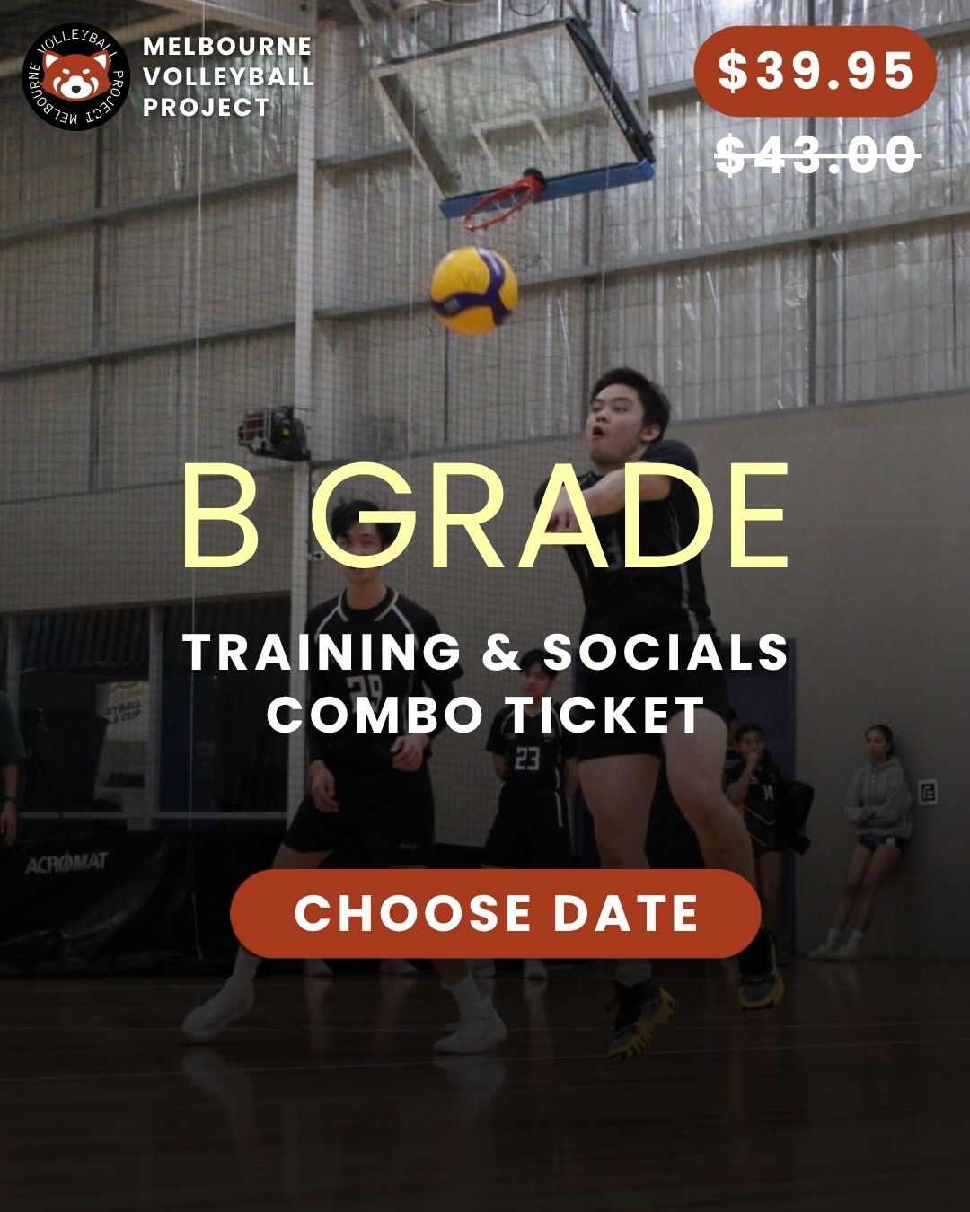 B Grade - Training & Socials Combo Deal